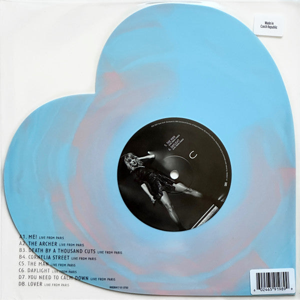 Taylor Swift – Lover Live From Paris 2 x 8" Heart Shaped Discs (New / Unplayed, Limited Edition)