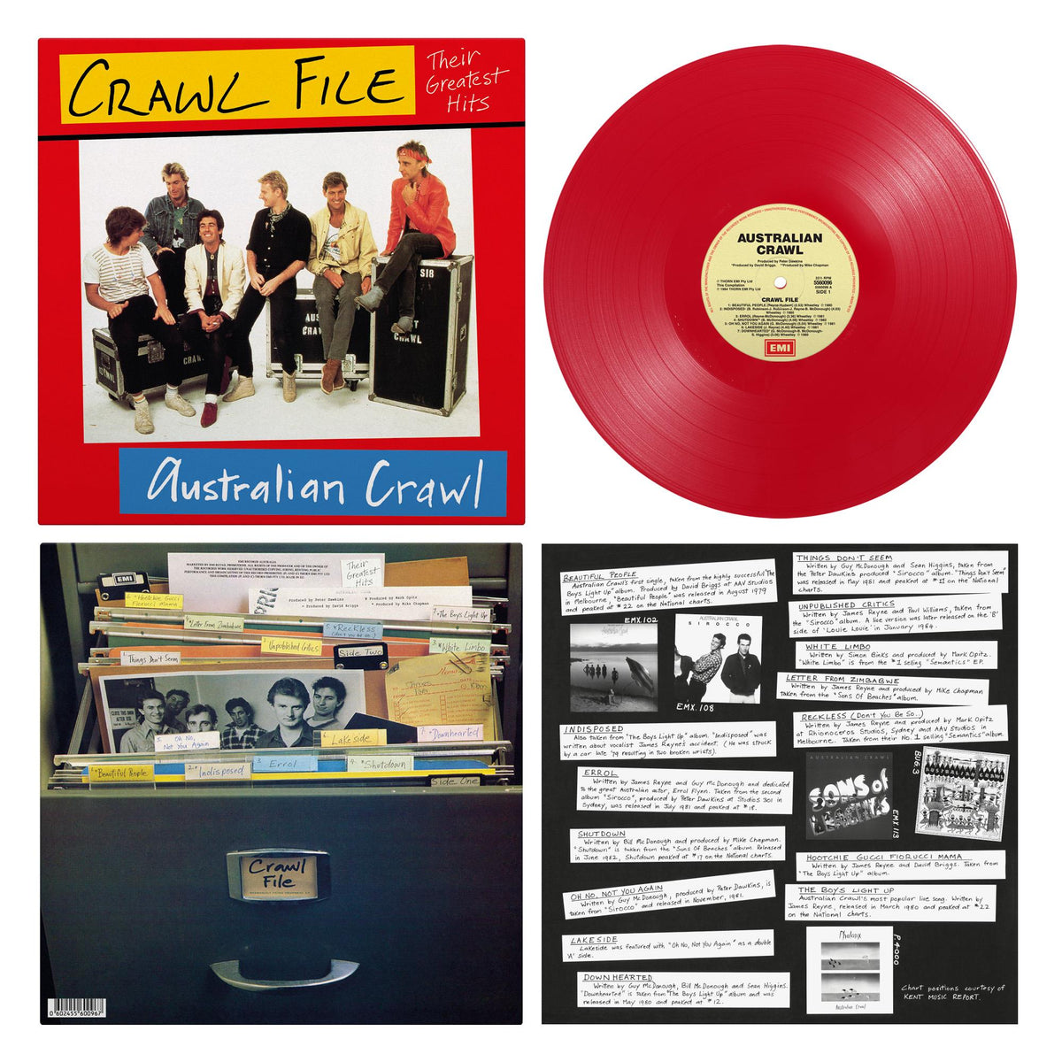 Australian Crawl - Crawl File - Red {Vinyl LP}