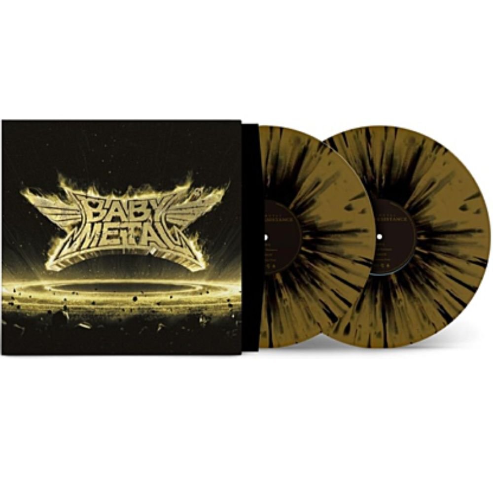BABYMETAL - Metal Resistance - Gold and Black Splatter {vinyl LP}