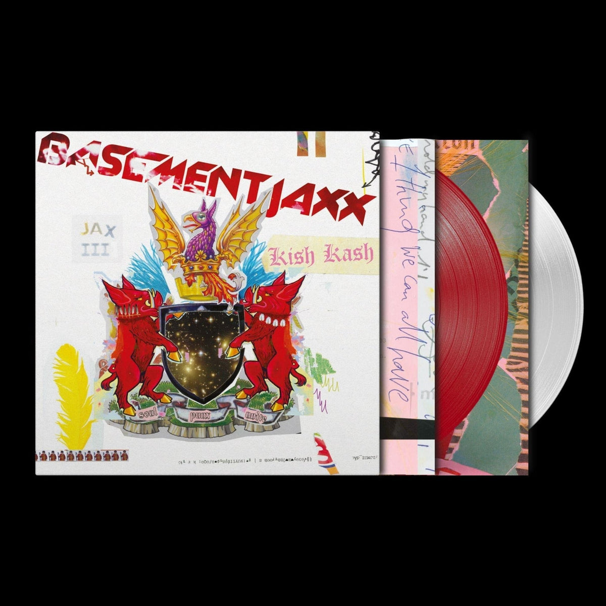 Basement Jaxx - Kish Kash - Red and White{vinyl LP}