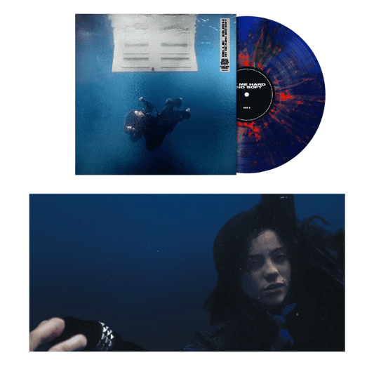 Billie Eilish - Hit Me Hard And Soft - Anniversary Dark Blue & Orange Splatter {vinyl LP}