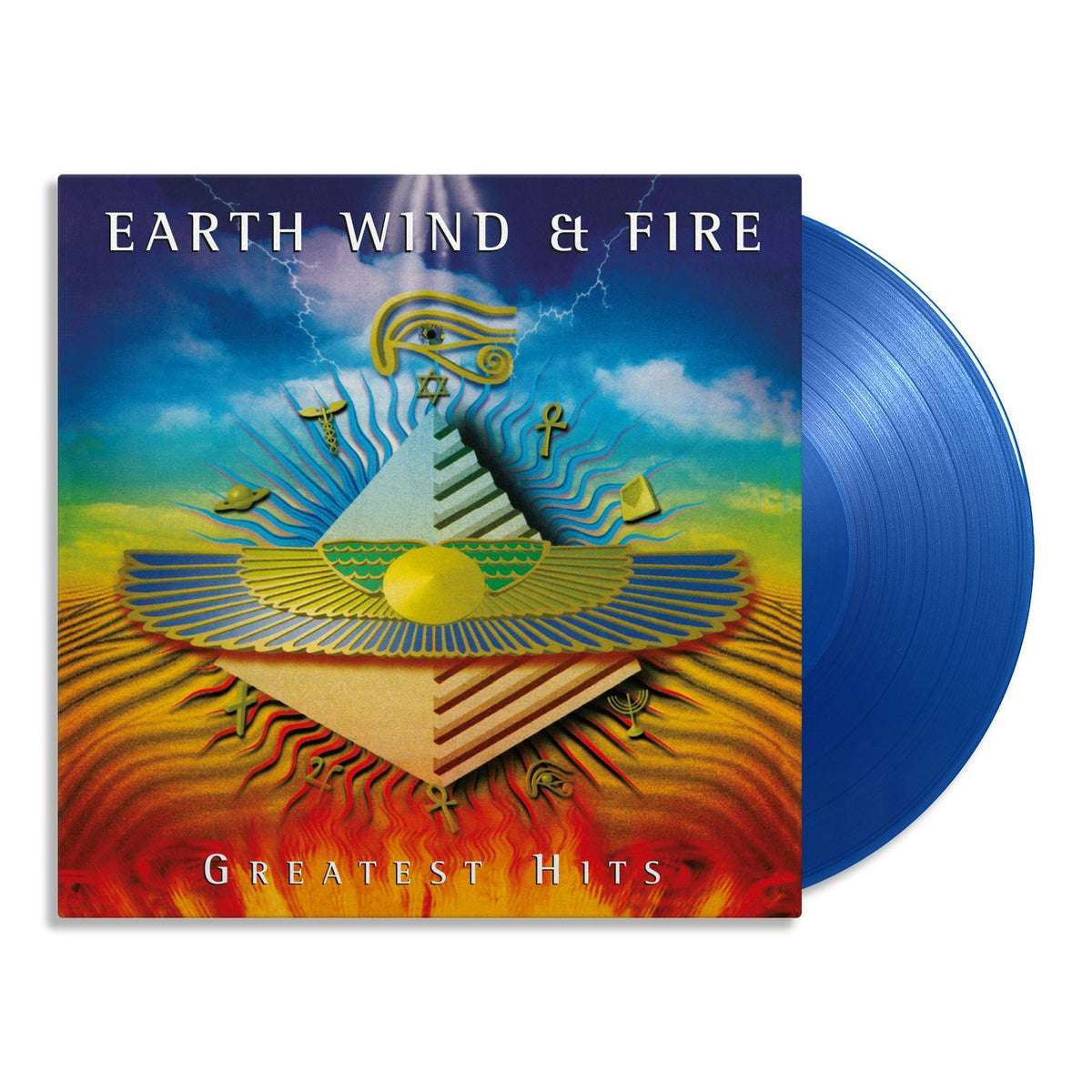Earth Wind & Fire - Greatest Hits - Translucent Blue Vinyl LP Record