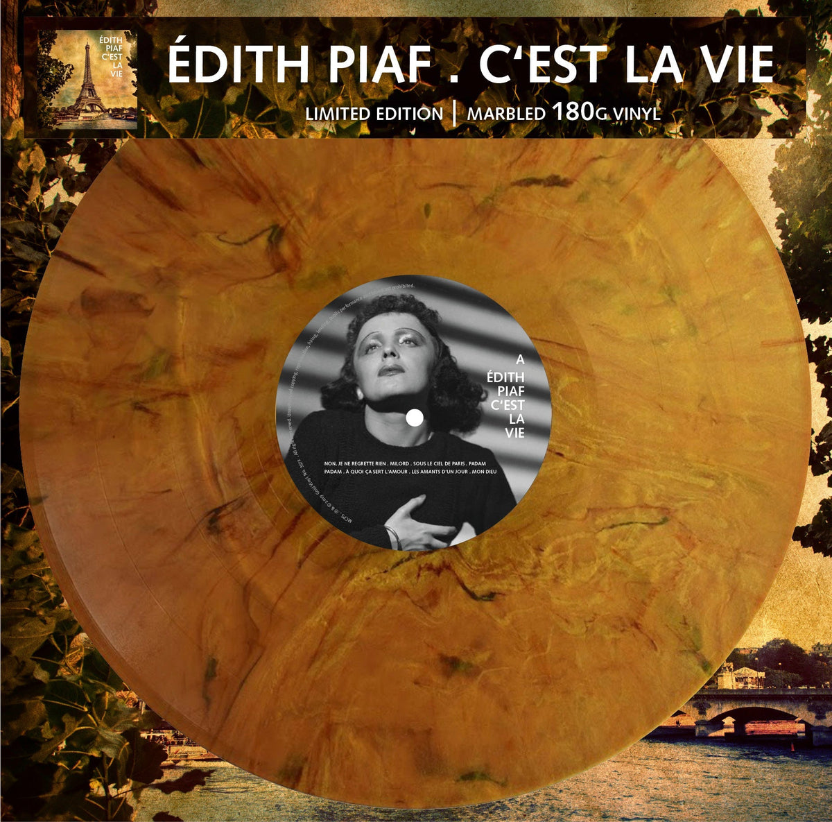 Edith Piaf – C’est La Vie - Marbled{vinyl LP}