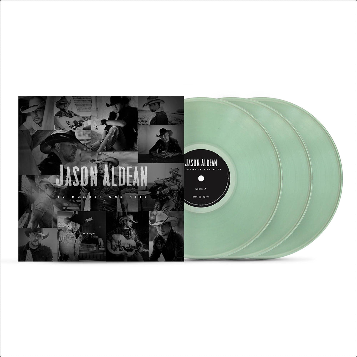 Jason Aldean - 30 Number One Hits - Coke Bottle Green {vinyl LP}