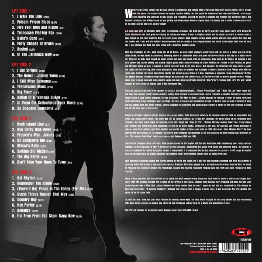 Johnny Cash - The Best of Johnny Cash - Red {vinyl LP}