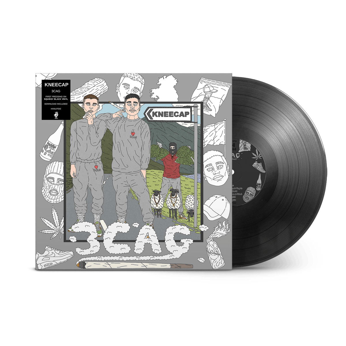 Kneecap - 3CAG - Vinyl EP Record