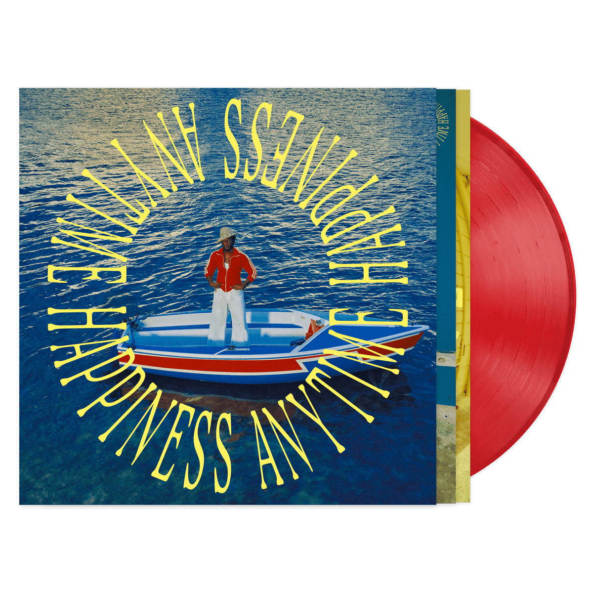Leon Bridges - Happiness Anytime - Indie Exclusive Campari Red Vinyl LP Record