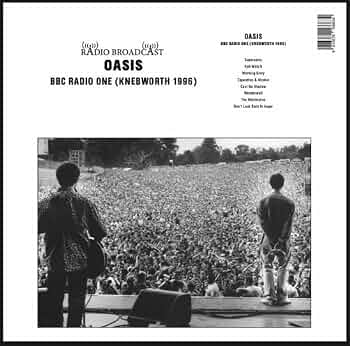 Oasis - BBC Radio One (Knebworth 1996) - {vinyl LP}