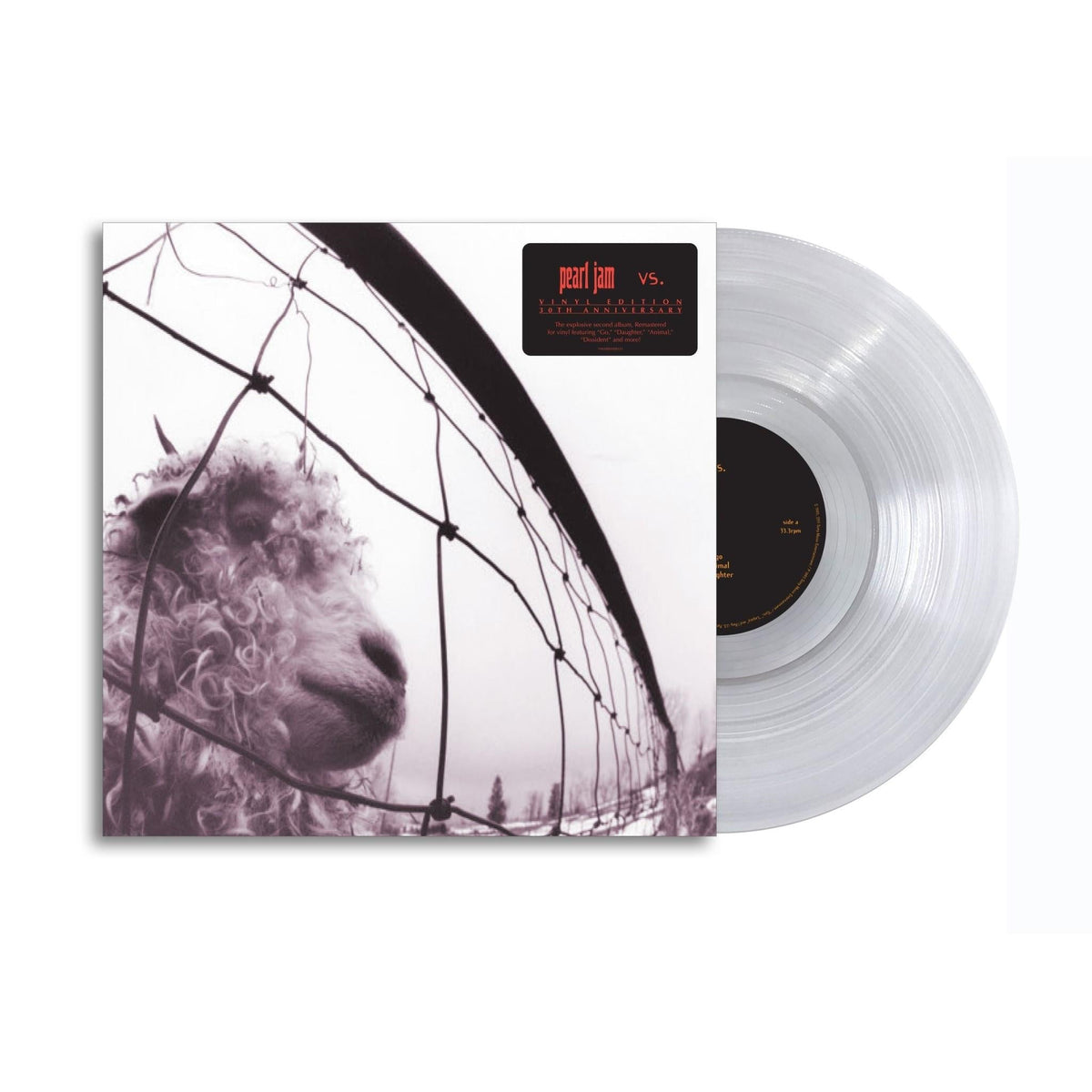 Pearl Jam - VS - 30th Anniversary Clear {vinyl LP}
