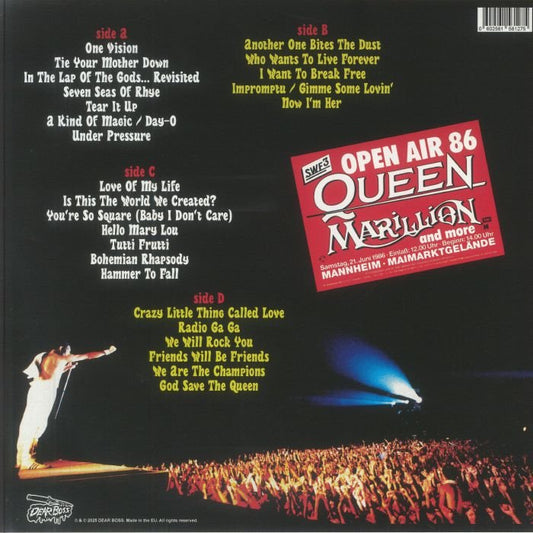 Queen - Live In Mannheim 1986 - Yellow {vinyl LP}