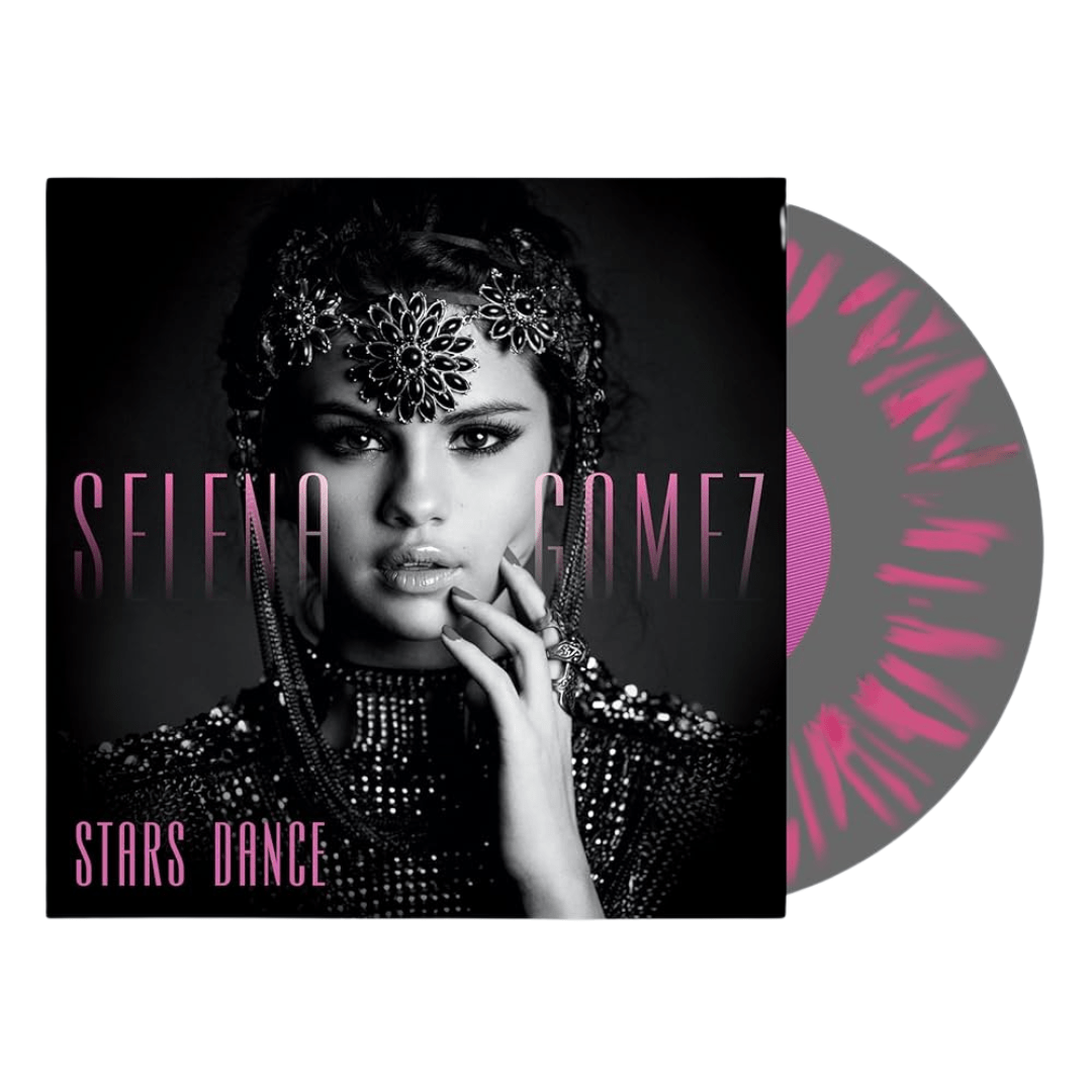 Selena Gomez - Stars Dance - Gray & Pink Splatter -{vinyl LP}