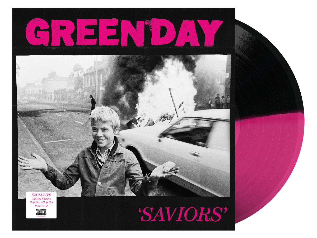 Green Day - Saviors LP (Pink and Black Vinyl)