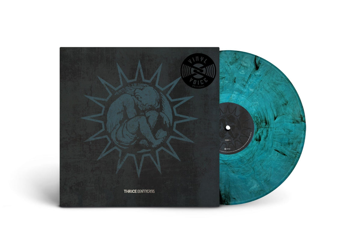 Thrice - Identity Crisis LP (Sea Blue Smoke Colored Vinyl, Booklet, Photo / Photo Card, 25th Anniversary Edition)
