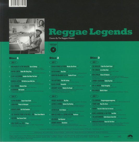 Various Artists - Reggae Legends: Classics By The Reggae Masters - {vinyl LP}