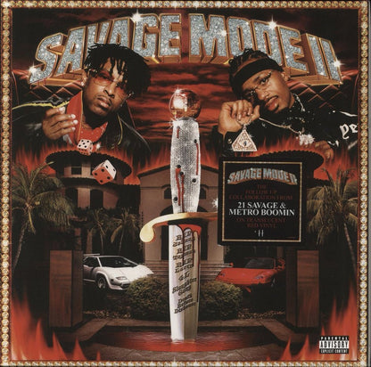 21 Savage & Metro Boomin ‎– Savage Mode II - Translucent Red  {vinyl LP}