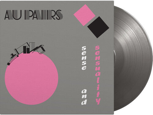 Au Pairs - Sense & Sensuality LP (Limited Edition, 180 Gram Vinyl, Silver Colored Vinyl, Holland)