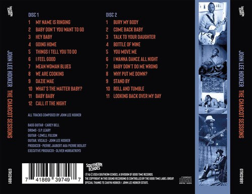 John Lee Hooker - The Charcot Sessions 2CD (Manufactured On Demand, Alliance Mod)