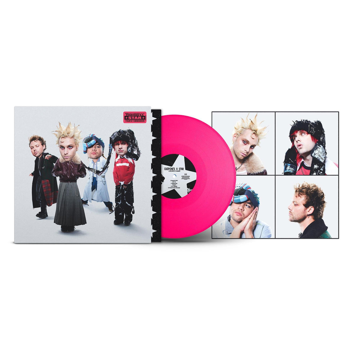 5 Seconds Of Summer - Everyone’s A Star! - Pink Glitter{vinyl LP}