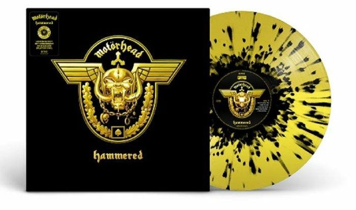 Motörhead - Hammered LP (Yellow w/ Black Splatter, Limited to 3500)