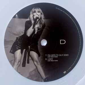 Taylor Swift – Lover (Live From Paris) 2LP (Used Vinyl, Heart Shaped, Pink Marbled & Baby Blue Marbled Vinyl)