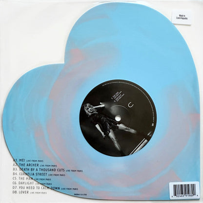 Taylor Swift – Lover Live From Paris 2 x 8" Heart Shaped Discs (New / Unplayed, Limited Edition)