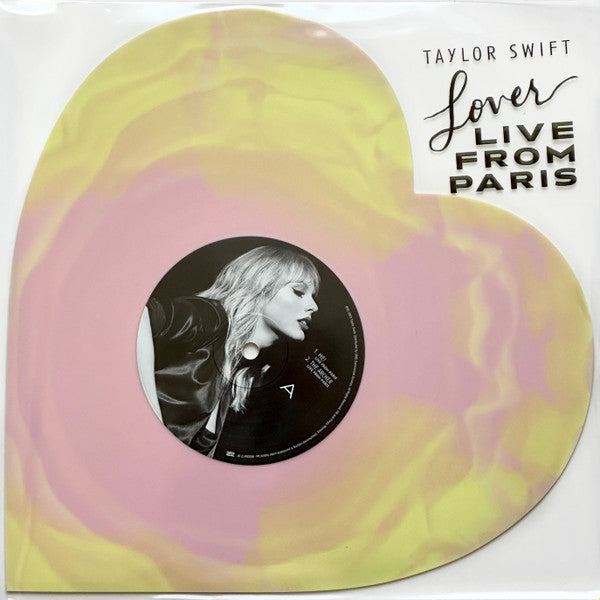 Taylor Swift – Lover Live From Paris 2 x 8" Heart Shaped Discs (New / Unplayed, Limited Edition)