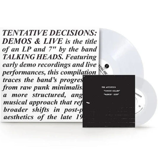 Talking Heads - Tentative Decisions: 1974-1976 - RSD Black Friday 2025 Clear {vinyl LP}