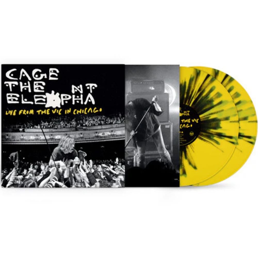 Cage The Elephant - Live From The Vic In Chicago - RSD Black Friday 2025 Vibrant Yellow and Black {vinyl LP}