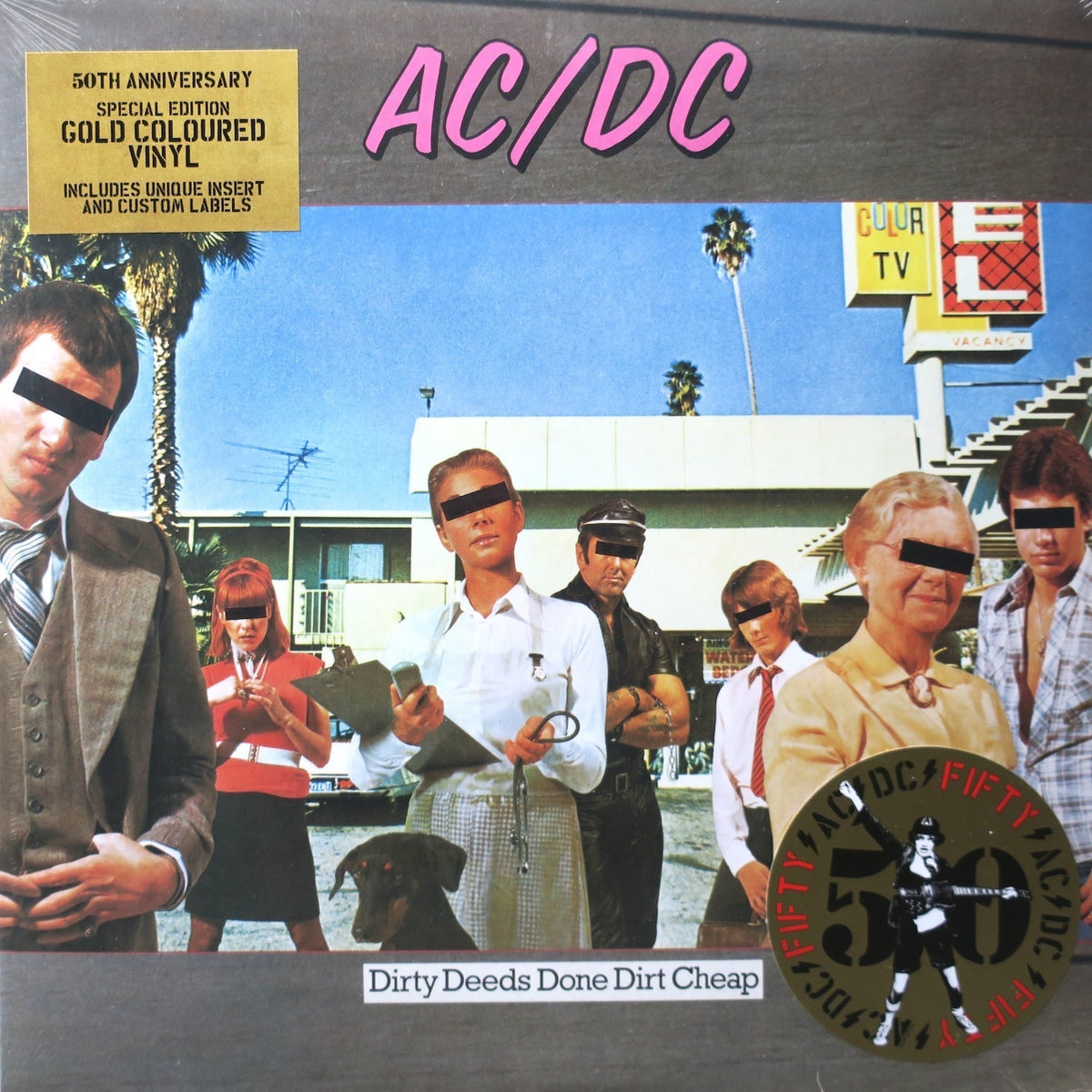AC/DC - Dirty Deeds Done Dirt Cheap - Gold {Vinyl LP}