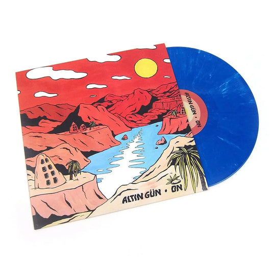 Altın Gün - On - Turquoise and White Swirl  {vinyl LP}