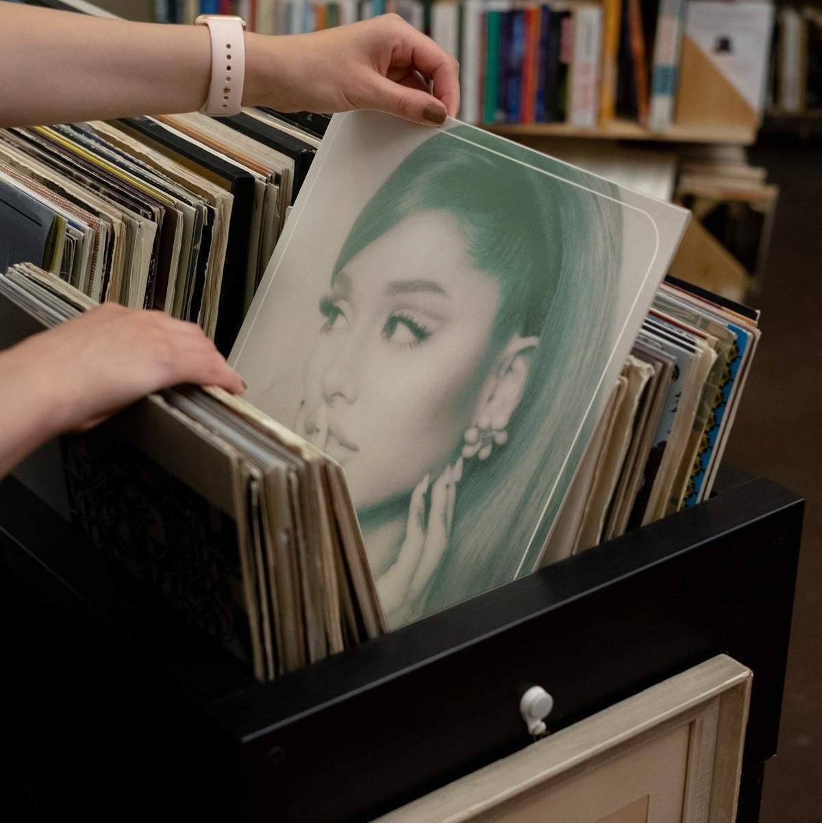 Ariana Grande - Positions - Coke Bottle Green  {vinyl LP}
