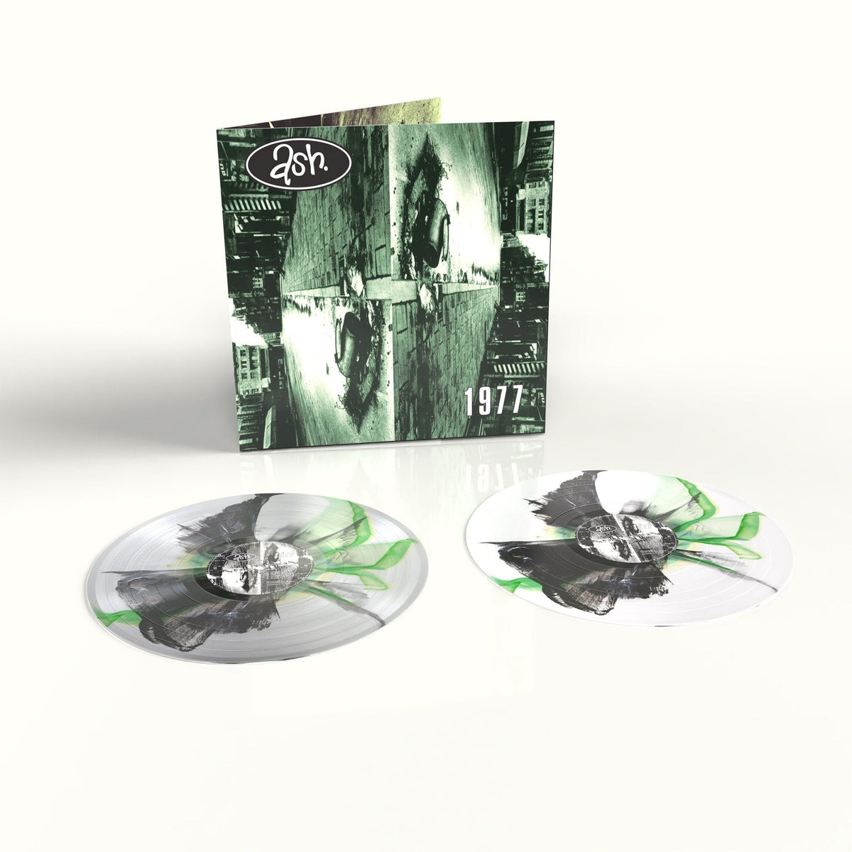 Ash - 1977 - 30th Anniversary Green & Black InkPlosion {vinyl LP}