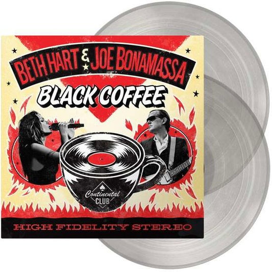 Beth Hart & Joe Bonamassa - Black Coffee - Clear {vinyl LP}