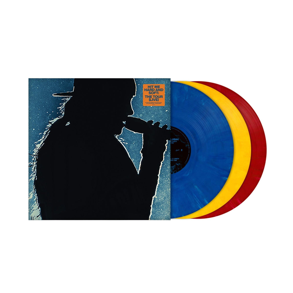 Billie Eilish - Hit Me Hard And Soft: The Tour (Live) - Tri Colour {vinyl LP}