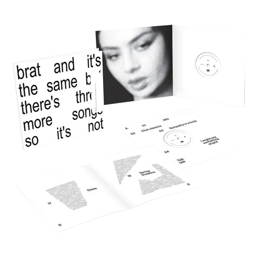 Charli XCX - Brat and it's the same but there's three more songs so it's not - White {vinyl LP}