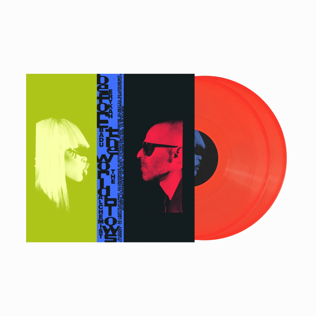 Erykah Badu & The Alchemist - Before The World Blows: The Abi and Alan Experiment - Indie Exclusive Transparent Neon Orange  {vinyl LP} (Copy)