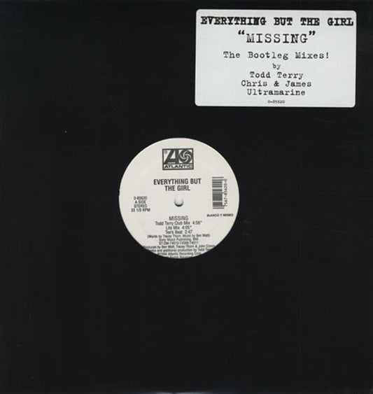 Everything But The Girl - Missing (The Bootleg Mixes) - Blue 12" Vinyl Record