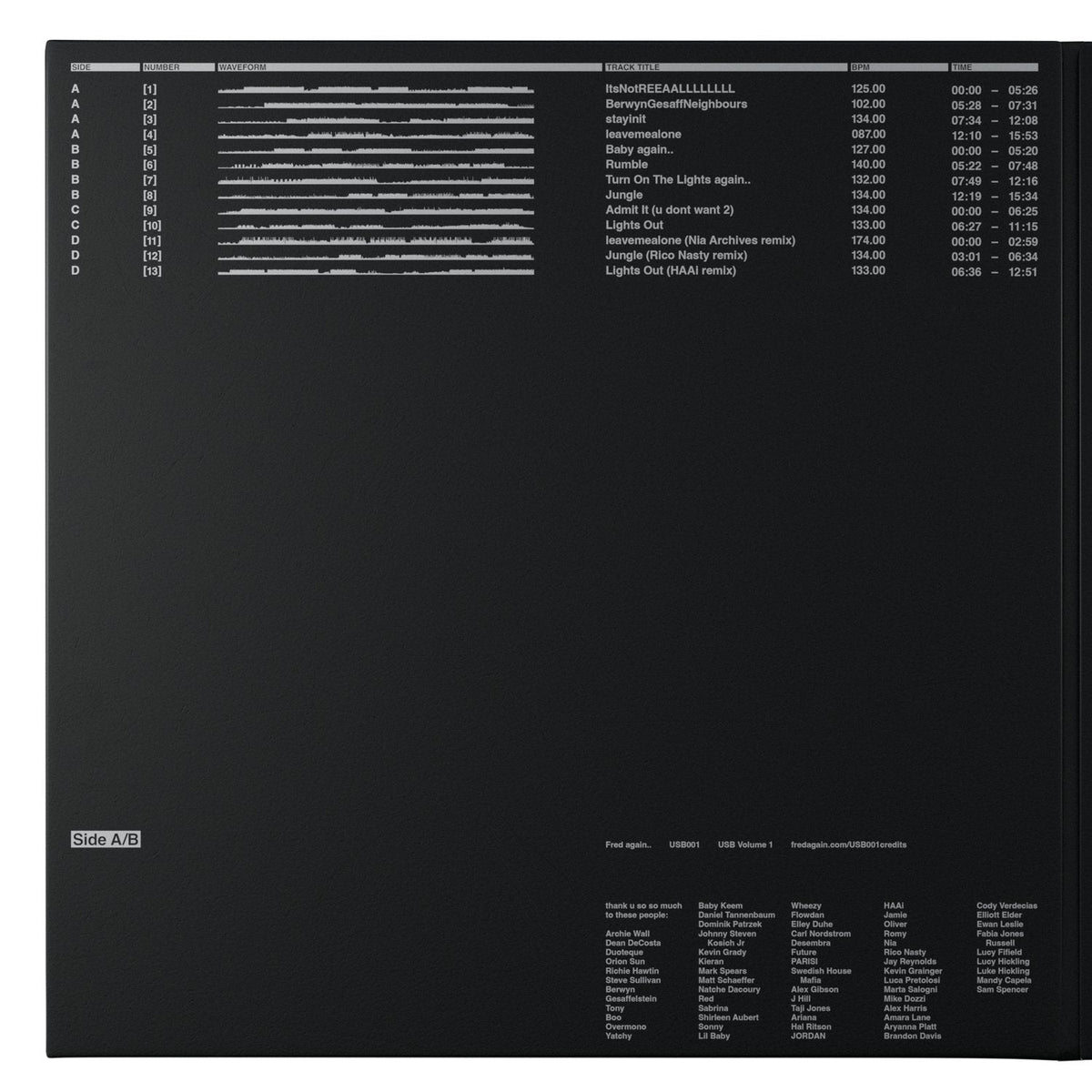Fred Again – USB001 - {vinyl LP}