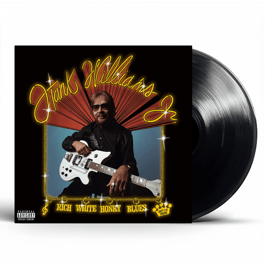 Hank Williams Jr. - Rich White Honky Blues -  {vinyl LP}