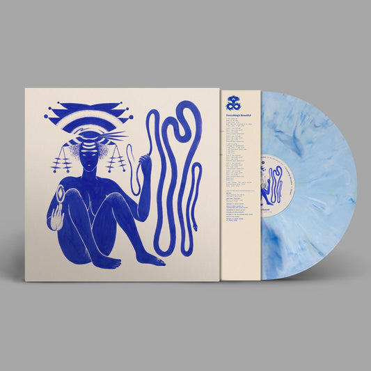 Hiatus Kaiyote - Love Heart Cheat Code - Blue & White Marble {vinyl LP}