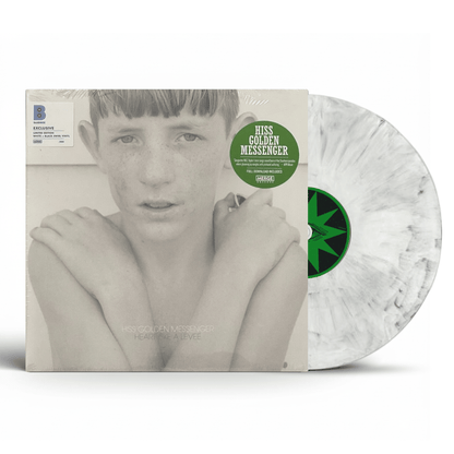 Hiss Golden Messenger - Heart Like A Levee - Gray & Black Marble  {vinyl LP}