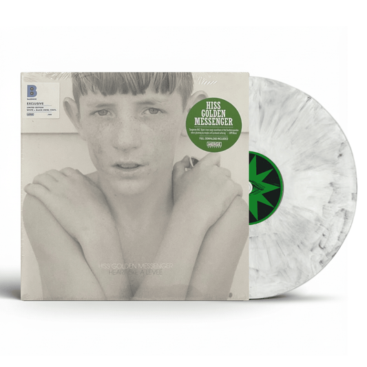 Hiss Golden Messenger - Heart Like A Levee - Gray & Black Marble  {vinyl LP}