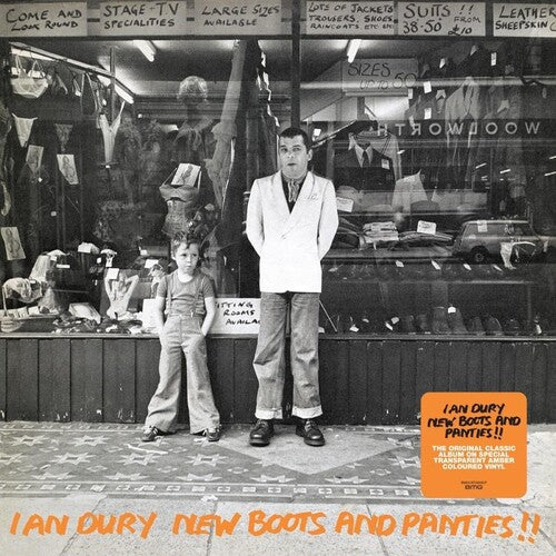 Ian Dury - New Boots And Panties!! LP (Orange Vinyl)