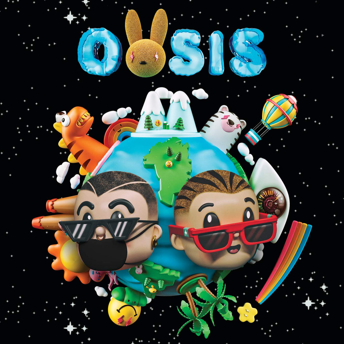 J Balvin & Bad Bunny - Oasis -  {vinyl LP}