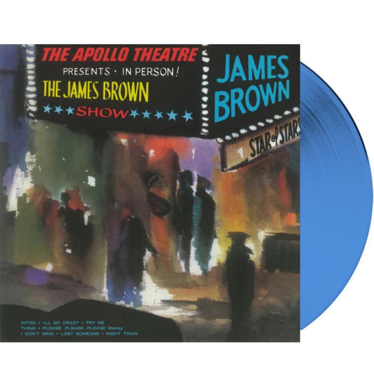 James Brown - Live At The Apollo - Cyan Blue Vinyl LP Record