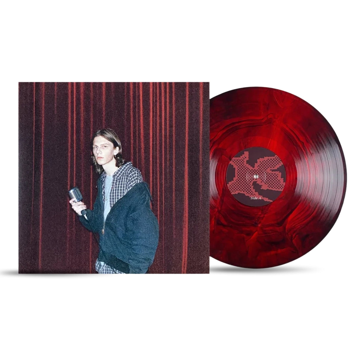 Kmoe - K1 - Red & Black Galaxy {vinyl LP}