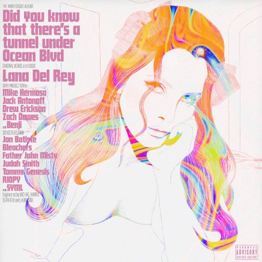 Lana Del Rey - Did You Know That There's A Tunnel Under Ocean Blvd - Coachella Edition Orange {vinyl LP}