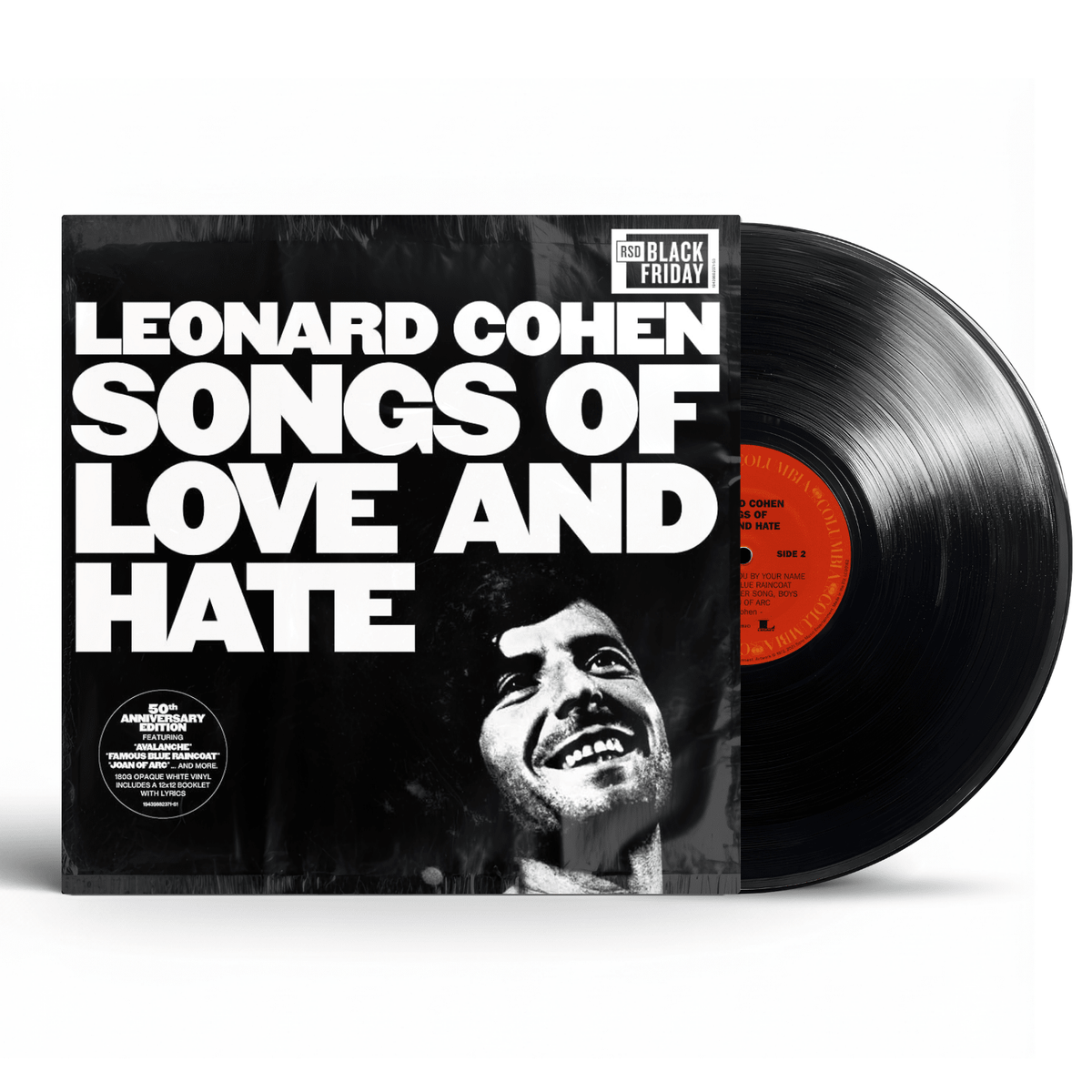 Leonard Cohen - Songs Of Love And Hate (50th Anniversary Edition) - {vinyl LP}