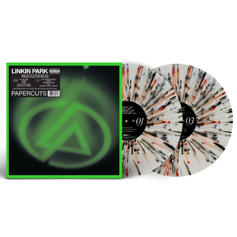 Linkin Park - Papercuts - Black & Red Splatter {vinyl LP}