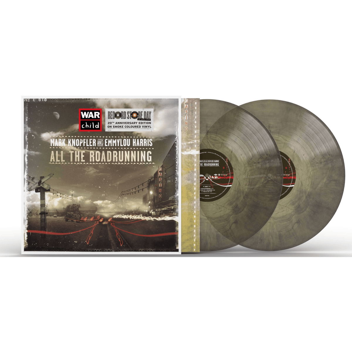 Mark Knopfler & Emmylou Harris - All The Roadrunning: 20th Anniversary - RSD 2026 Smoke Marble {vinyl LP}